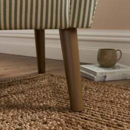 Sven Small Stripe Modern Wing Chair - thumbnail 5