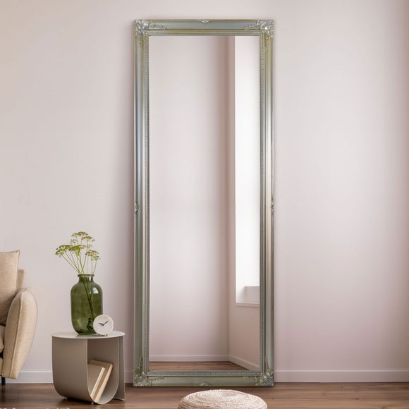 Hamilton Vintage Antique Rectangle Full Length Wall Mirror - image 1