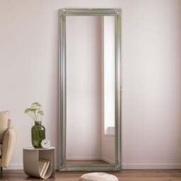 Hamilton Vintage Antique Rectangle Full Length Wall Mirror - thumbnail 1