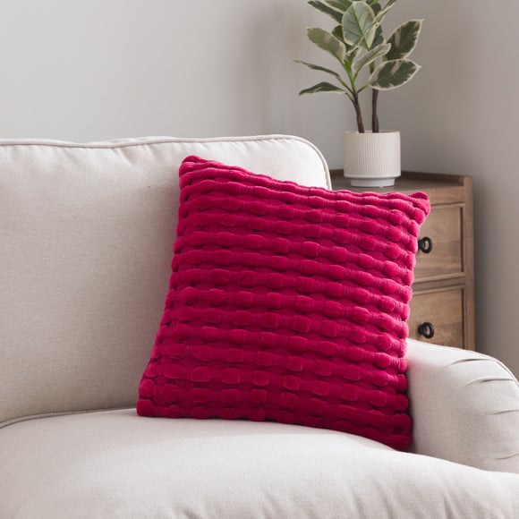 Velvet Looped Square Cushion - image 1