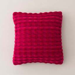 Velvet Looped Square Cushion - thumbnail 2