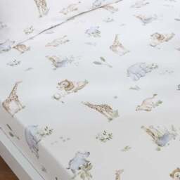 Pack of 2 Savannah 100% Cotton Fitted Sheets - thumbnail 2