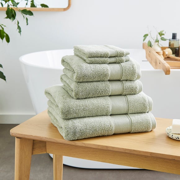Ultra Soft 100% Cotton 6 Piece Towel Bale - image 1