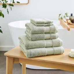 Ultra Soft 100% Cotton 6 Piece Towel Bale - thumbnail 1