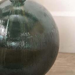 Round Bottle Glass Vase - thumbnail 4