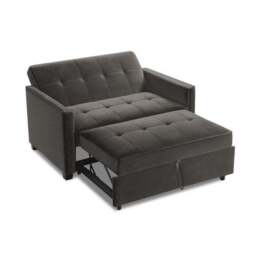 Summer Velvet 2 Seater Sofa Bed - thumbnail 3