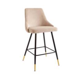 Ariana Bar Stool, Velvet - thumbnail 6