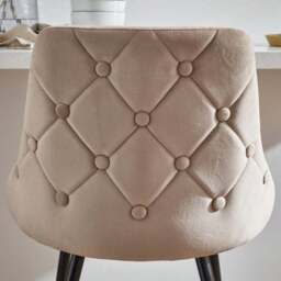 Ariana Bar Stool, Velvet - thumbnail 3