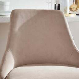 Ariana Bar Stool, Velvet - thumbnail 4