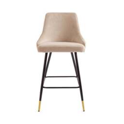 Ariana Bar Stool, Velvet - thumbnail 5