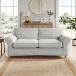 Flori Soft Chenille 3 Seater Sofa - thumbnail 1
