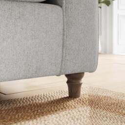 Flori Soft Chenille 3 Seater Sofa - thumbnail 4