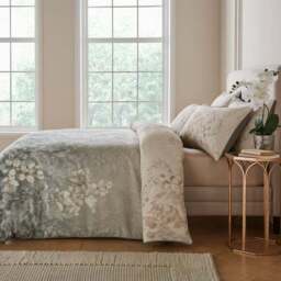 Dorma Whispering Leaves Duvet Cover and Pillowcase Set - thumbnail 2