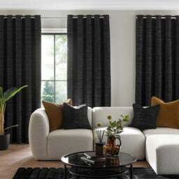Hemmingway Chenille Eyelet Curtains - thumbnail 2