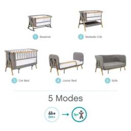 Tutti Bambini CoZee XL Complete Birth to 4 Years Cot Bed Package - thumbnail 2
