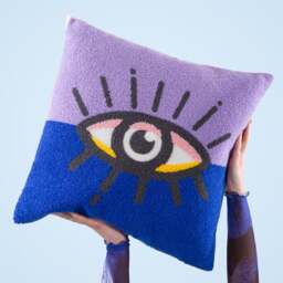 Heya Home All Eyes On You Square Cushion