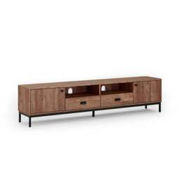 "Fulton Pine Extra Wide TV Unit for TVs up to 80""" - thumbnail 6