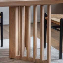 Loma 8 Seater Rectangular Dining Table, Oak - thumbnail 2