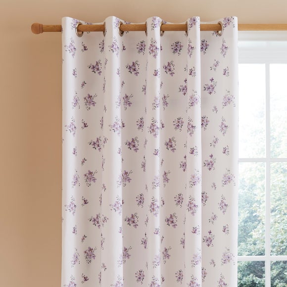 Hailey Ditsy Blackout Eyelet Curtains - image 1
