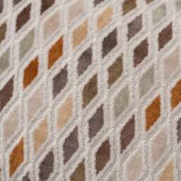 Diamond Cut Velvet Rectangle Cushion - thumbnail 2