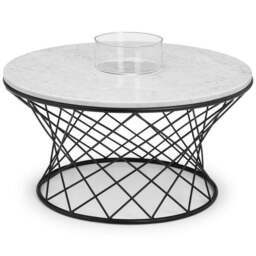 Trevi Real Marble Coffee Table - thumbnail 6