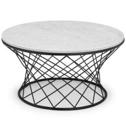 Trevi Real Marble Coffee Table - thumbnail 1