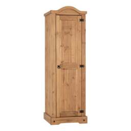 Corona Single Wardrobe, Pine