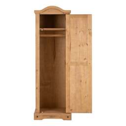 Corona Single Wardrobe, Pine - thumbnail 2