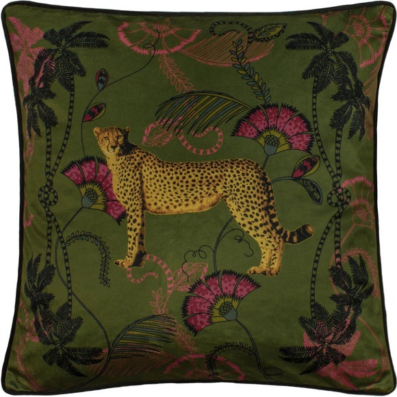 Tropica Cheetah Cushion Khaki - image 1