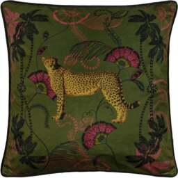 Tropica Cheetah Cushion Khaki - thumbnail 1