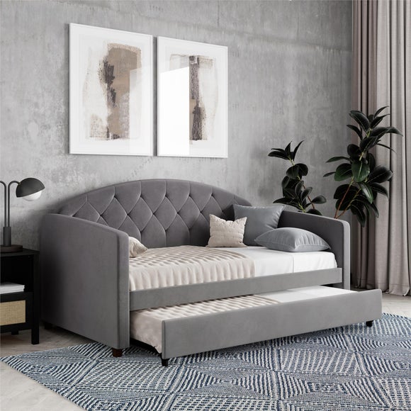 Aspen Velvet Daybed with Trundle - image 1