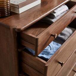 Elma 4 Drawer Chest, Mango Wood - thumbnail 3