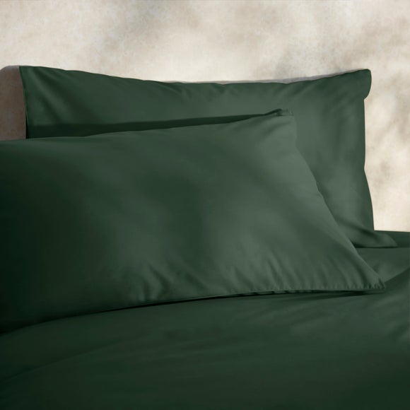 100% Egyptian Cotton 220 Thread Count Standard Pillowcase Pair - image 1