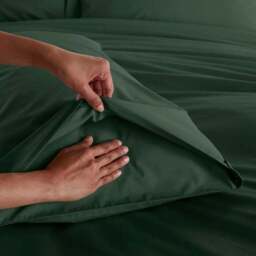 100% Egyptian Cotton 220 Thread Count Standard Pillowcase Pair - thumbnail 4