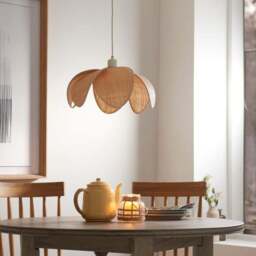 Petal Rattan Easy Fit Pendant Shade - thumbnail 6