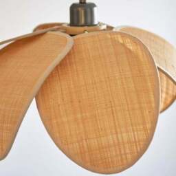 Petal Rattan Easy Fit Pendant Shade - thumbnail 4