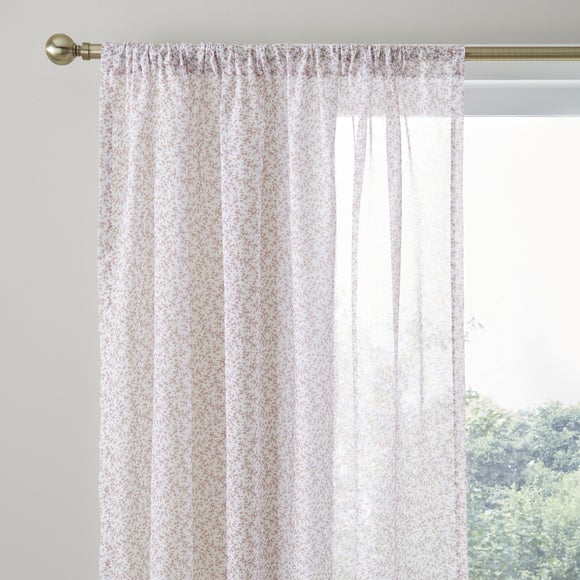 Annie Floral Slot Top Voile Panel - image 1