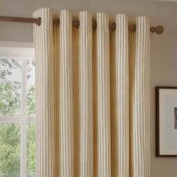 Yard Hebden Striped Eyelet Curtains (Blackout Available) - thumbnail 2