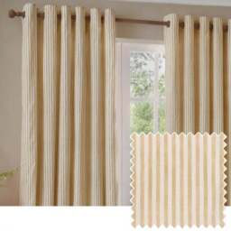 Yard Hebden Striped Eyelet Curtains (Blackout Available) - thumbnail 6