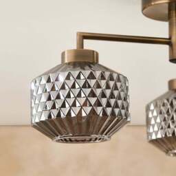 Abingdon 3 Light Semi Flush Ceiling Light - thumbnail 3