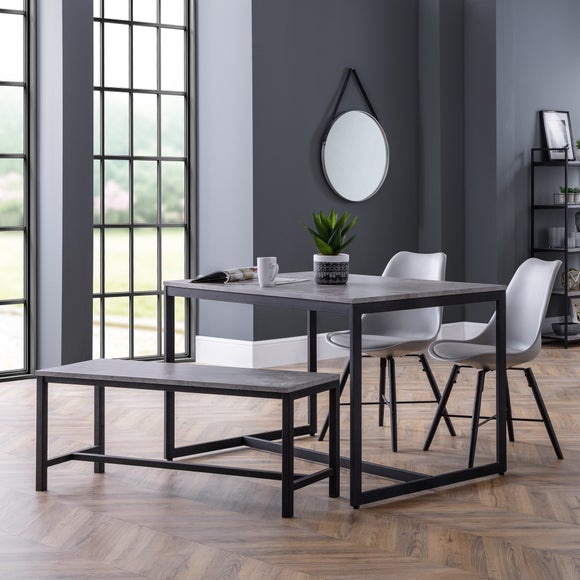 Staten 4 Seater Dining Table, Concrete - image 1