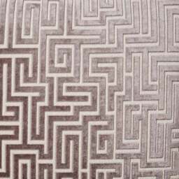 Greek Key Cut Square Cushion - thumbnail 4