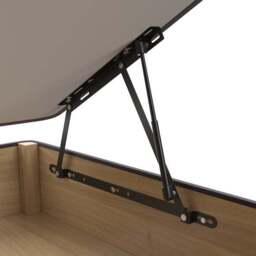 Luxury Side Ottoman Bed Frame, Velvet - thumbnail 5