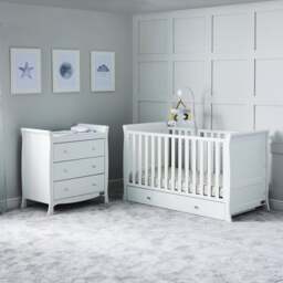 Ickle Bubba Snowdon Classic 2 Piece Nursery Furniture Set - thumbnail 1