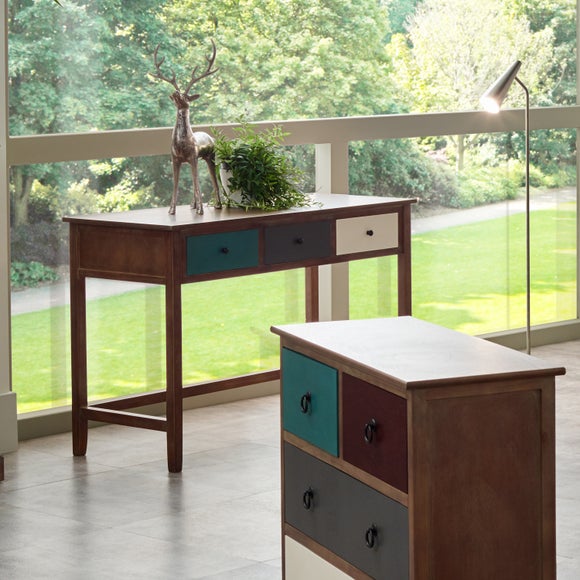 Pacific Loft 3 Drawer Dressing Table, Pine - image 1