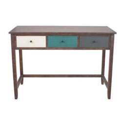 Pacific Loft 3 Drawer Dressing Table, Pine - thumbnail 2