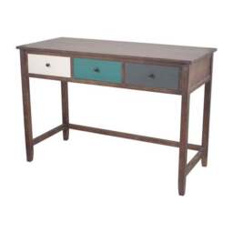 Pacific Loft 3 Drawer Dressing Table, Pine - thumbnail 3