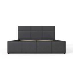 Side Lift Ottoman Bed, Faux Leather - thumbnail 4