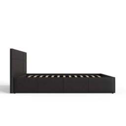 Side Lift Ottoman Bed, Faux Leather - thumbnail 5
