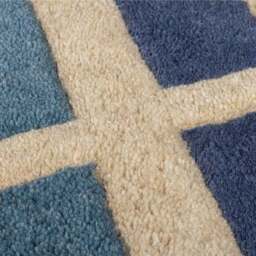 Retro Blocks Carved Wool Rug - thumbnail 2